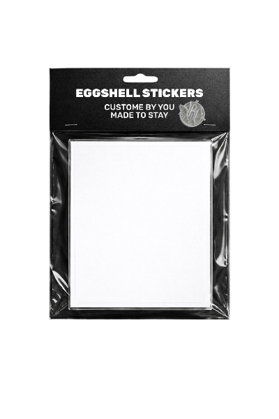 EGGSHELL STICKER - WHITE