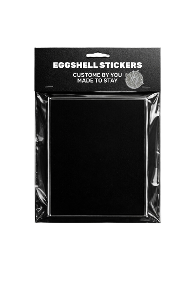 EGGSHELL STICKER - BLACK